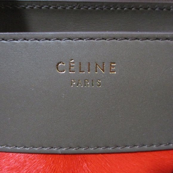 NEW CELINE PARIS ITALY Python Leather MINI LUGGAGE BRICK Tote Bag NWT - Picture 10 of 11